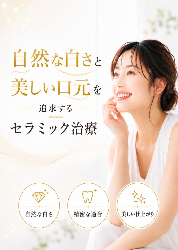 自然な白さと美しい口元を追求する審美歯科セラミック治療｜佐賀市の歯医者・歯科なら緒方歯科クリニック佐賀
